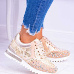 Single shoes casual rhinestone fashion foreign trade plus size ladies sports running shoes