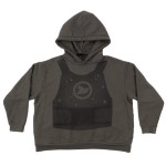 American Street Thickened Plush Hooded Sweater