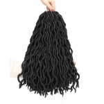 Ombre Curly Crochet Hair Synthetic Braiding Hair Extensions 