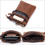 Multi-function can wear a belt mobile phone bag