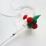 Christmas And New Year Pure Handmade Bell Hair Ball