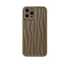 Milk Coffee Color Corrugated Mobile Phone Shell