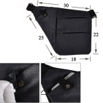 Multi-layer Damp Men's And Women's Waterproof Messenger Bag