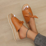 Women's Thick Bottom Bow Sandals