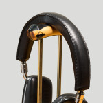 Solid Wood Headset With Metal Bracket