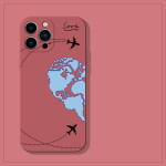 Aircraft Illustrator Suitable For 4 Phone Case I13promax Cute 12 Liquid Silicone 11 Soft Shell