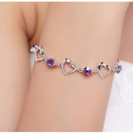 Heart Bracelet Silver-plated Jewelry