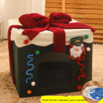 Christmas Warm Enclosed All-weather Cat Nest Pet Supplies