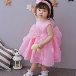 The Spring And Summer Of 2021 Years Old Female Infant Baby Child Princess Dress Girls DressPink Flower Girl Dress Skirt