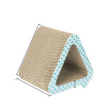 Cat Scratch Board Corrugated Paper Catnip Cat Box Wear-Resistant Scratch Resistance Vertical Plate Nest Cat Scratch Pad Rub