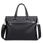 Large Capacity Business Handbag Men's Soft Leather Briefcase