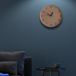 Nordic Beech Wood Simple, Concise, Warm And Versatile Silent Wall Clock