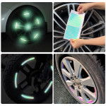 Colorful Luminous Car Reflective Strip Sticker