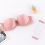 Non-slip Strapless Invisible Bra Wedding Dress Beauty Back Chest Paste Comfort Underwear