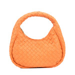 Woven Tote Cute Solid Color Fashion All-match Handbag