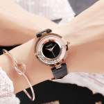 GUOU Will Turn The New Quicksand Rhinestone Belt Waterproof Ladies Watch Ladies Fashion Watch Wholesale