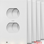 Durable Convenient Outlet Cover Duplex Wall Plate Led