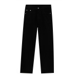 Straight Zipper Design Jeans Men Loose Women