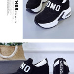 New Korean Style Wild Velcro Thick-soled Student Platform Shoes