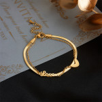 Simple Best Friend Student Double-layer Love Bracelet