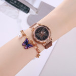 Fashion Boutique Butterfly Suit Gift Box Butterfly Dial Watch Butterfly Necklace Bracelet Earrings