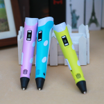 3D print pen 3D pen two generation graffiti 3D stereoscopic paintbrush children puzzle painting toys