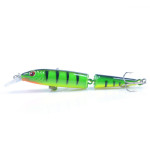 False Bait Double Section Submerged Mino Bionic Hard Pseudo-bait Warped Mouth Bass