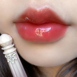 Qin Guang Clear Mirror Lip Lacquer Wish Bow Female Mirror Light Lasting White Mouth Red Lips Colored Clay