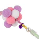 Pet Toys Korean Fur Ball Candy Color Cat Tease Interactive Toy Cat Supplies Cat Tease Stick