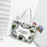 New Cartoon Canvas Printed Women's Shoulder Bag