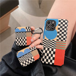 Korean Style Ins Retro Plaid Protective Shell