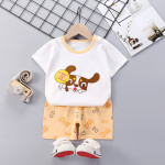 Summer Cotton Children's Short-sleeved Shorts Suit