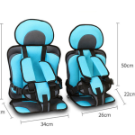 Non-safety seat increased cushion portable car safety seat cushion