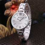 Geneva Alloy Watch Large Dial Slim Band Watch Quartz