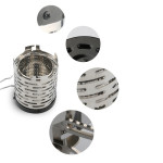 Outdoor Stainless Steel Heating Cover Mini Heating Stove