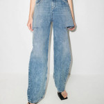 Spring And Summer New Cut Process Wash Jeans