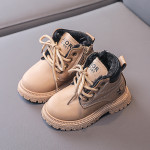 Children's Yellow Boots When Foreign Trade Leisure Ankle Boots