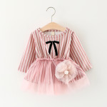 Foreign Children 2021 Years Of Foreign Trade Explosion Of Baby Cotton Long Sleeved Dress Korean Princess Dress Girls.