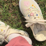 All-match Art Cute Student Custard Canvas Shoes Women