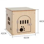 Removable And Washable Four Seasons Pet House, Wooden Pet Nest