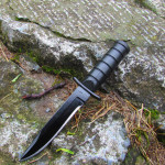 Stainless steel camping survival knife