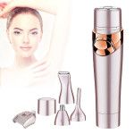 Four-in-one Multi-function Shaver Armpit Leg Hair Remover Electric Eyebrow Trimmer Nose Hair Cleaning Lady Hair Removal