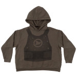 American Street Thickened Plush Hooded Sweater