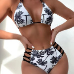 Coconut Tree Bandage Test Split Bikini