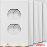 Durable Convenient Outlet Cover Duplex Wall Plate Led