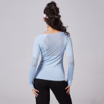 New Slim Yoga Fitness Running Long Sleeve Top Women