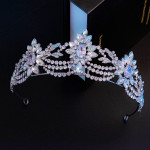 New European And American 3A Zirconia Bridal Wedding Crown