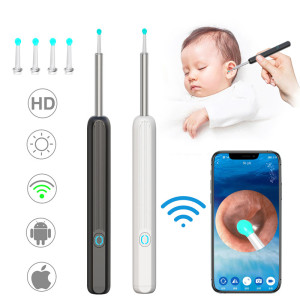 3.5mm Wireless Phone Visual Ear Scoop Ear Endoscope Luminous Earpick Stick Wifi Connected With LED Light HD Pixel