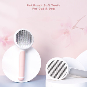 New Pet Supplies Round Handle Stainless Steel Needle Comb