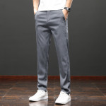 Tencel Lyocell Light And Easy To Care Slim-fitting Straight Pants Men's